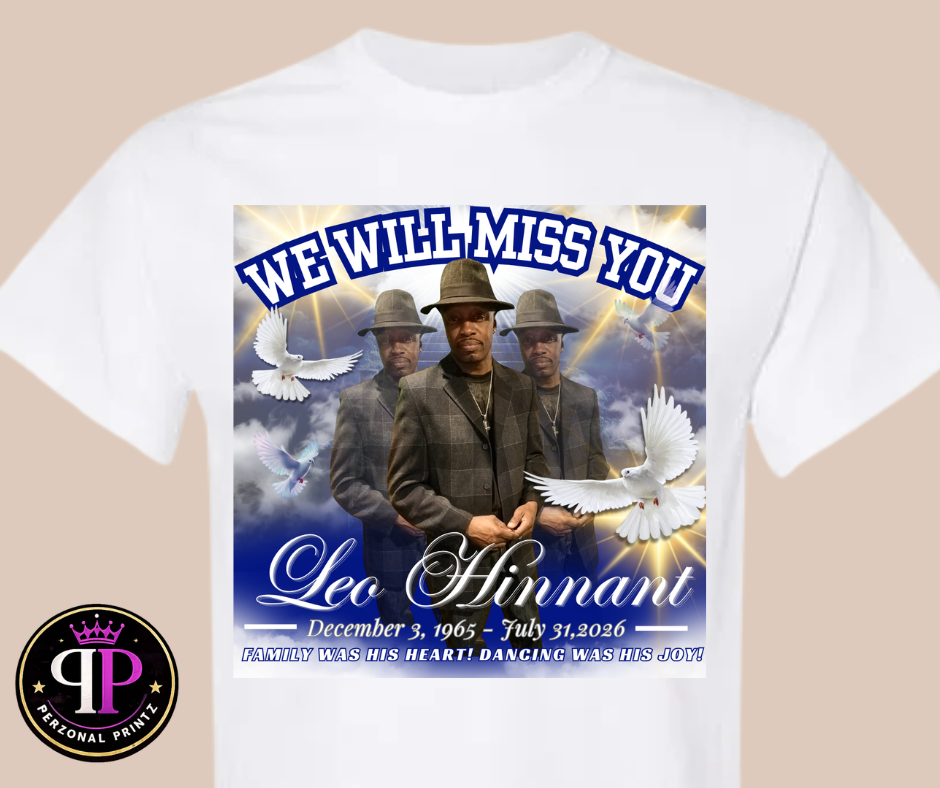 Memorial Shirt for Leo Hinnant